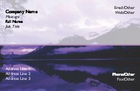 Serene Scenery Full Colour Magnetic Business Cards