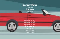 Red Rag Top Full Colour Business Cards