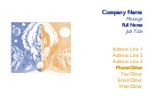Overseeing the World Recycled Business Cards
