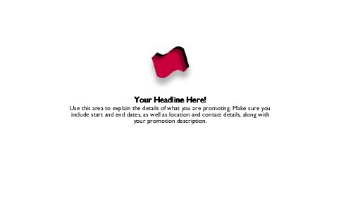 Red Wave Full Colour Oversized Postcards