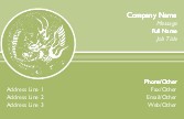 Year of the Dragon Recycled Business Cards