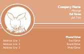 Year of the Rabbit Recycled Business Cards