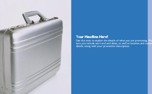 Briefcase Full Colour Oversized Postcards