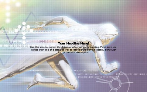 Track Runner Full Colour Oversized Postcards