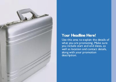 Briefcase Full Colour Standard Sized Postcards