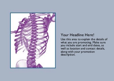 Skeletal Image Full Colour Standard Sized Postcards