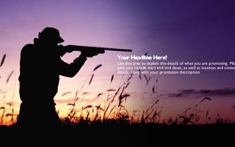 Sunrise Hunter Full Colour Oversized Postcards