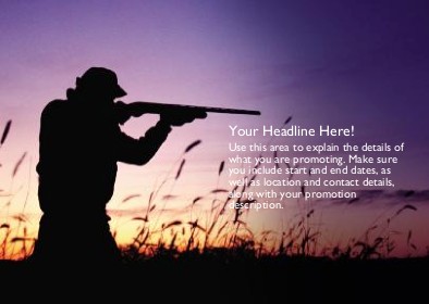 Sunrise Hunter Full Colour Standard Sized Postcards