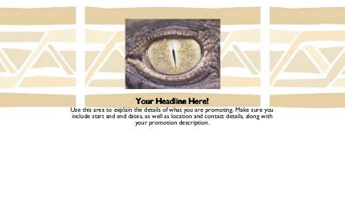Alligator Eye Full Colour Oversized Postcards