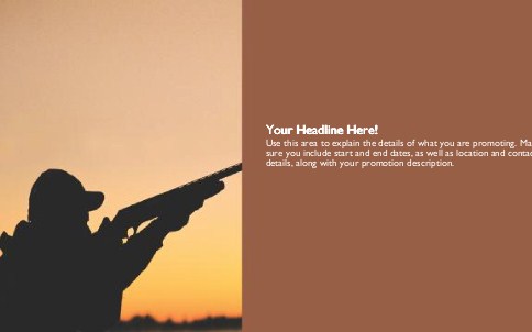 Taking Aim Full Colour Oversized Postcards