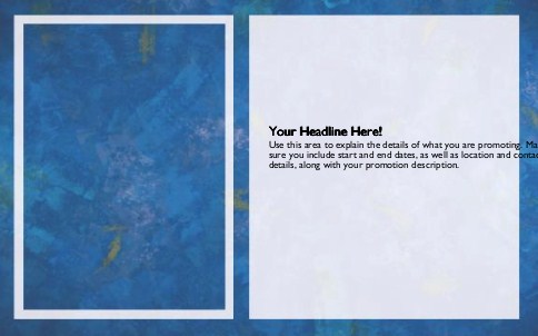 Deep Impression Full Colour Oversized Postcards