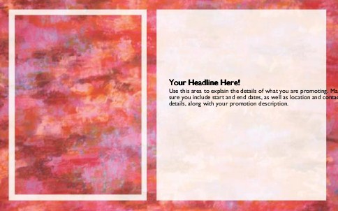 Make an Impression Full Colour Oversized Postcards