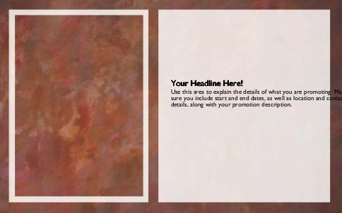 Artistic Autumn Full Colour Oversized Postcards