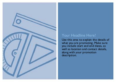Measure All Angles Full Colour Standard Sized Postcards