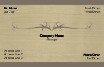 Distinctive Design Recycled Business Cards