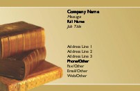 Knowledge is Power Recycled Business Cards