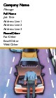 Highway Problems Full Colour Business Cards