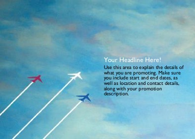 Jet Takeoff Full Colour Standard Sized Postcards