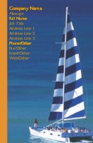 Sails Up Full Colour Business Cards
