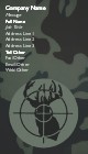 Deer in Target Full Colour Magnetic Business Cards