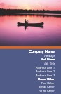 Pure Tranquility Full Colour Magnetic Business Cards