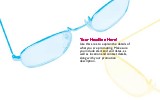 Red Eyeglass Full Colour Oversized Postcards