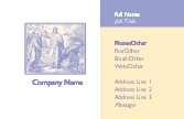 Biblical Illustration Recycled Business Cards