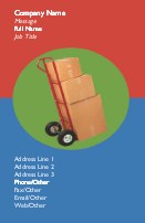 Boxes on Luggage Trolley