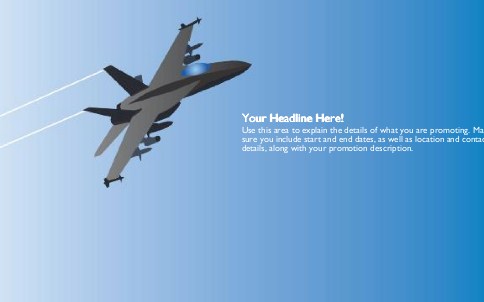 Fighter Jet Full Colour Oversized Postcards