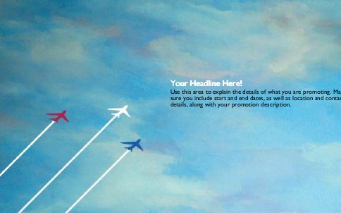Jet Takeoff Full Colour Oversized Postcards