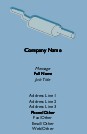 Exhaust Pipe Full Colour Business Cards