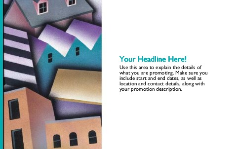 Housing Boom Full Colour Oversized Postcards
