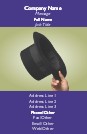 Top Hat Recycled Business Cards