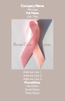Breast Cancer Awareness Full Colour Magnetic Business Cards