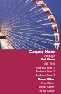 Big Wheel in France Full Colour Business Cards
