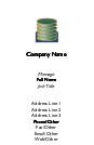 Green Container Recycled Business Cards