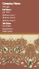 Ornamental Perch Full Colour Business Cards