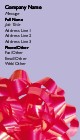 Gift Topper Full Colour Business Cards