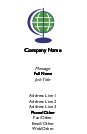 Scanning the Globe Full Colour Business Cards