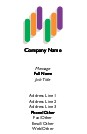 Six Flat Tubes Recycled Business Cards