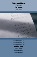 Adding Machine Full Colour Business Cards