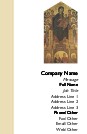 Madonna and Child with Angels Full Colour Business Cards