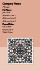 Stylish Stencil Full Colour Business Cards
