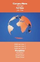 Global Presence Full Colour Business Cards