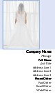 Vision in White Full Colour Business Cards