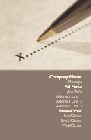 Dotted Line Full Colour Business Cards