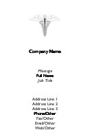 Sign of Health Full Colour Magnetic Business Cards