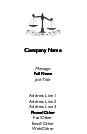 Tip the Scales Recycled Business Cards