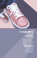 Pink Trainers Full Colour Business Cards
