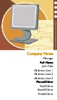 Flat Screen Dream Full Colour Business Cards